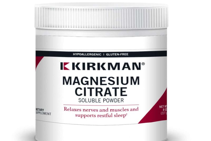 Kirkman Magnesium Citrate Powder (227 gr) - Κιτρικό μαγνήσιο σε σκόνη