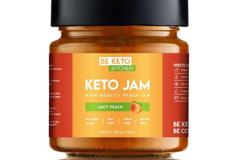 Beketo Κέτο Μαρμελάδα Ροδάκινο (Juicy Peach) Χωρίς Ζάχαρη (200g)