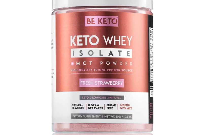 Beketo Κέτο Ρόφημα Πρωτεΐνης Whey με Φράουλα & MCT (300g)