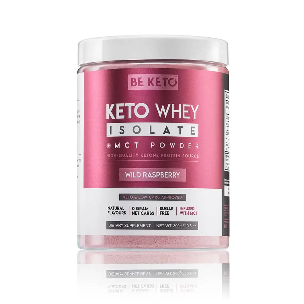 Beketo Κέτο Ρόφημα Πρωτεΐνης Whey Σμέουρο MCT (300g)