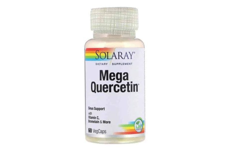 Solaray Mega Quercetin (60 vcaps) - Κουερσετίνη με Βιοφλαβονοειδή
