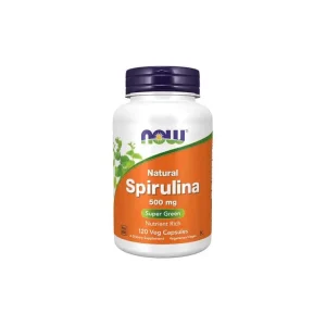 NOW Spirulina natural 500mg 500 vegan tablets