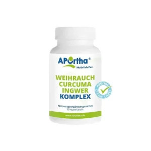 Aportha Curcumin Ginger Complex (60 vcaps) - Κουρκουμίνη & Τζίντζερ