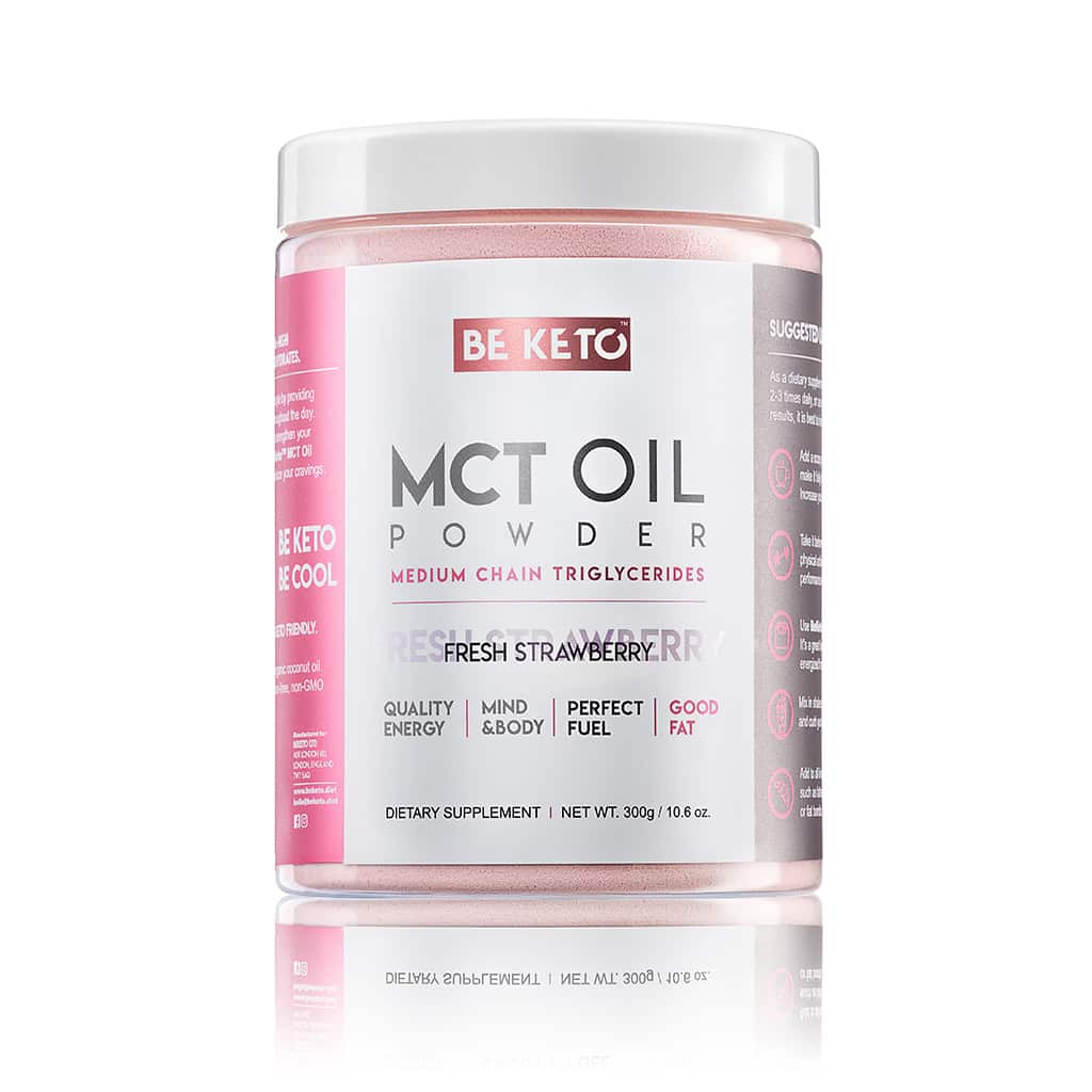 Beketo Λάδι MCT Oil σε Σκόνη Φρέσκια Φράουλα (300g)