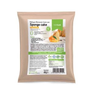 Nocarb Μείγμα φυτικών ινών για Sponge Cake Πορτοκάλι -85g