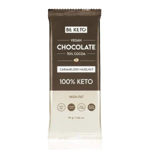 Beketo Vegan Κέτο Σοκολάτα Φουντούκι Καραμέλα MCT (80g)