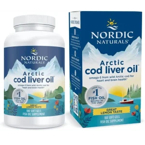 Nordic naturals Arctic Cod Liver Oil 750mg 180 softgels