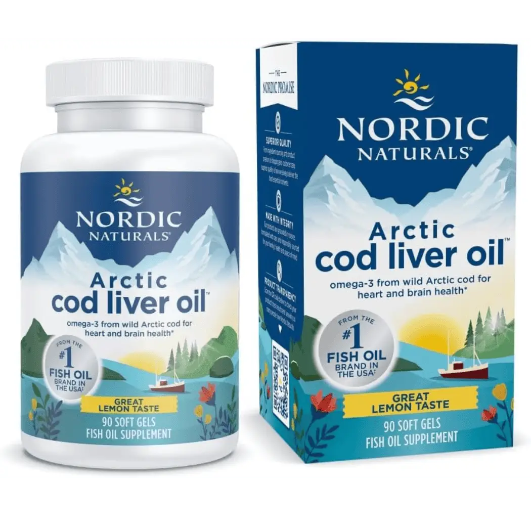 Nordic naturals Arctic Cod Liver Oil 750mg 90 softgels