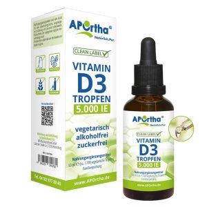 Aportha Vitamin D3 5000 (50 ml) - Βιταμίνη D3 σε σταγόνες