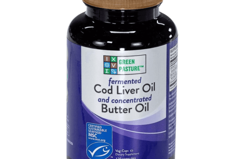 Green Pasture Cod Liver Oil & Butter Blend (120 caps) – Μείγμα Μουρουνέλαιου