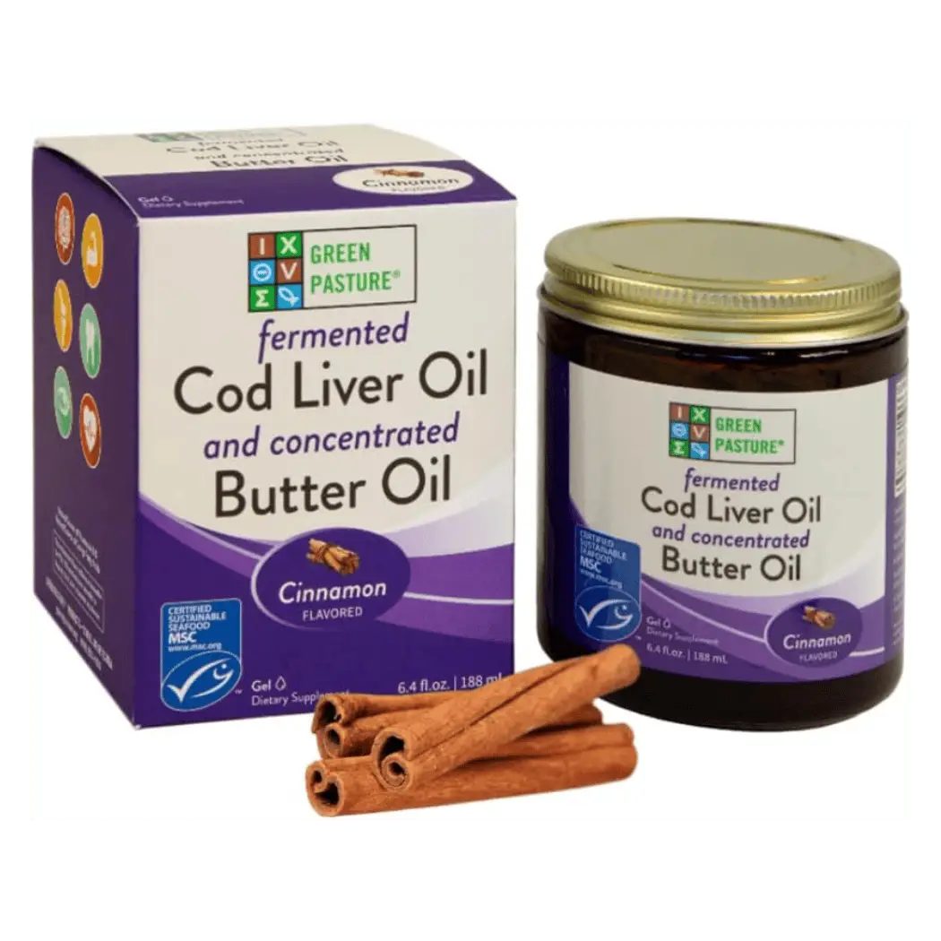 Green Pasture Cod Liver Butter Blend Cinnamon (188 ml)