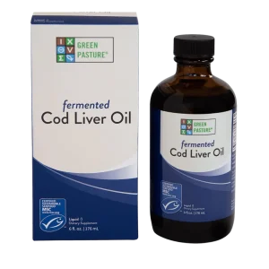 Green Pasture Fermented Cod Liver Oil Unflavoured (176 ml) - Μουρουνέλαιο