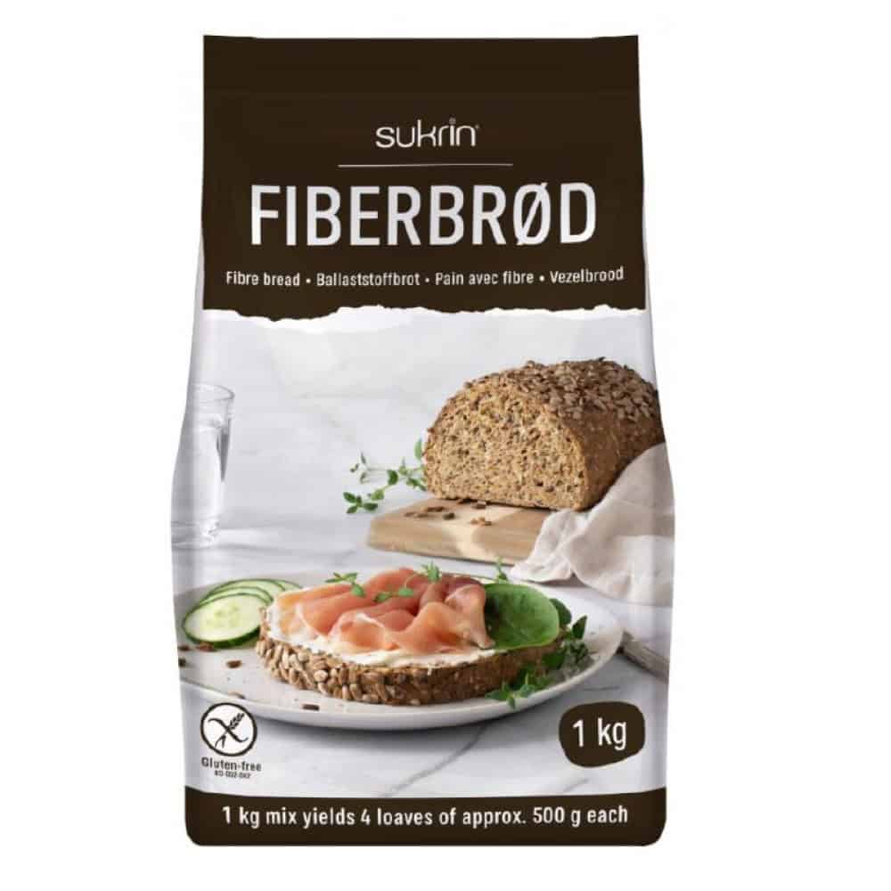 Sukrin Fiber Bread Mix – Μείγμα για Ψωμί με Φυτικές Ίνες (Gluten-Free) 1kg