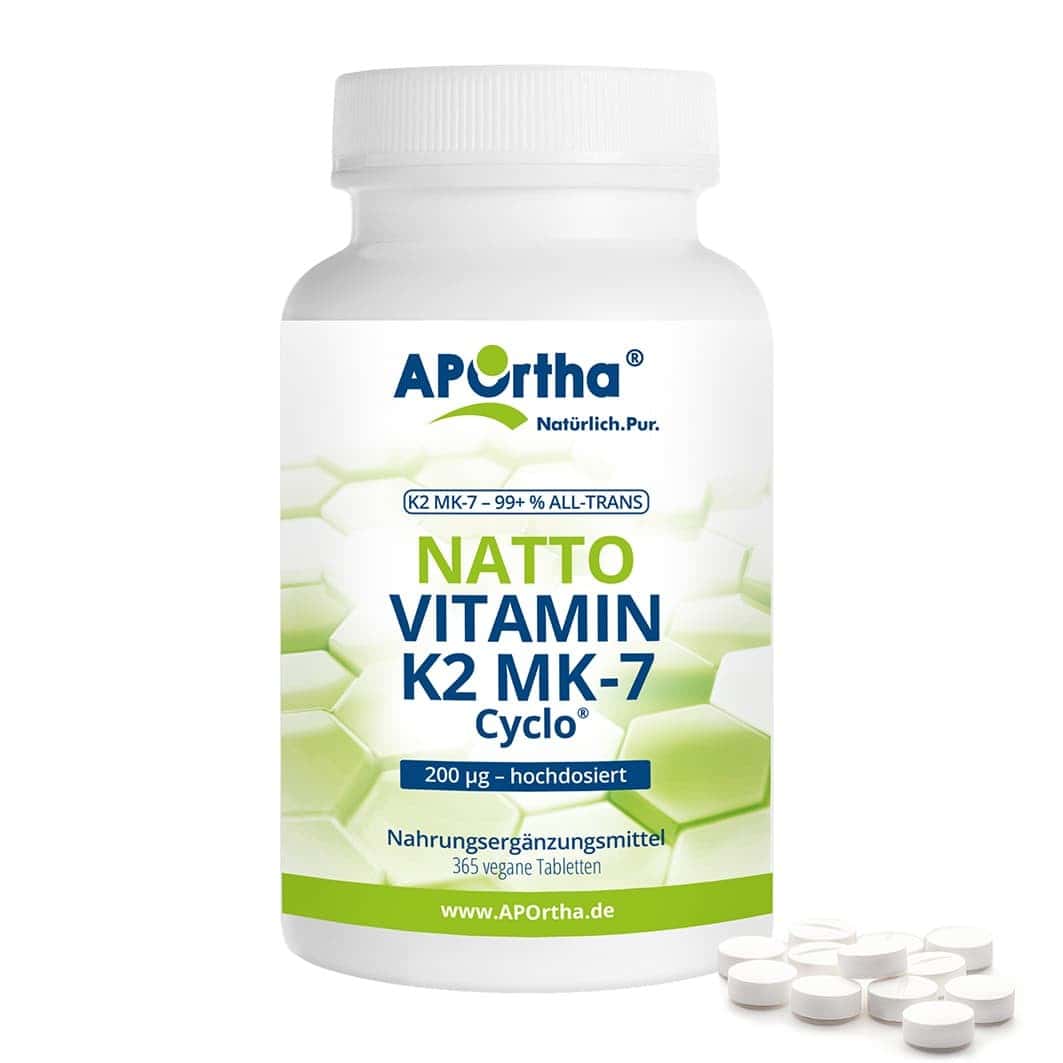 Aportha Vitamin K2 (VitaMK7®) 200mcg -365tablets