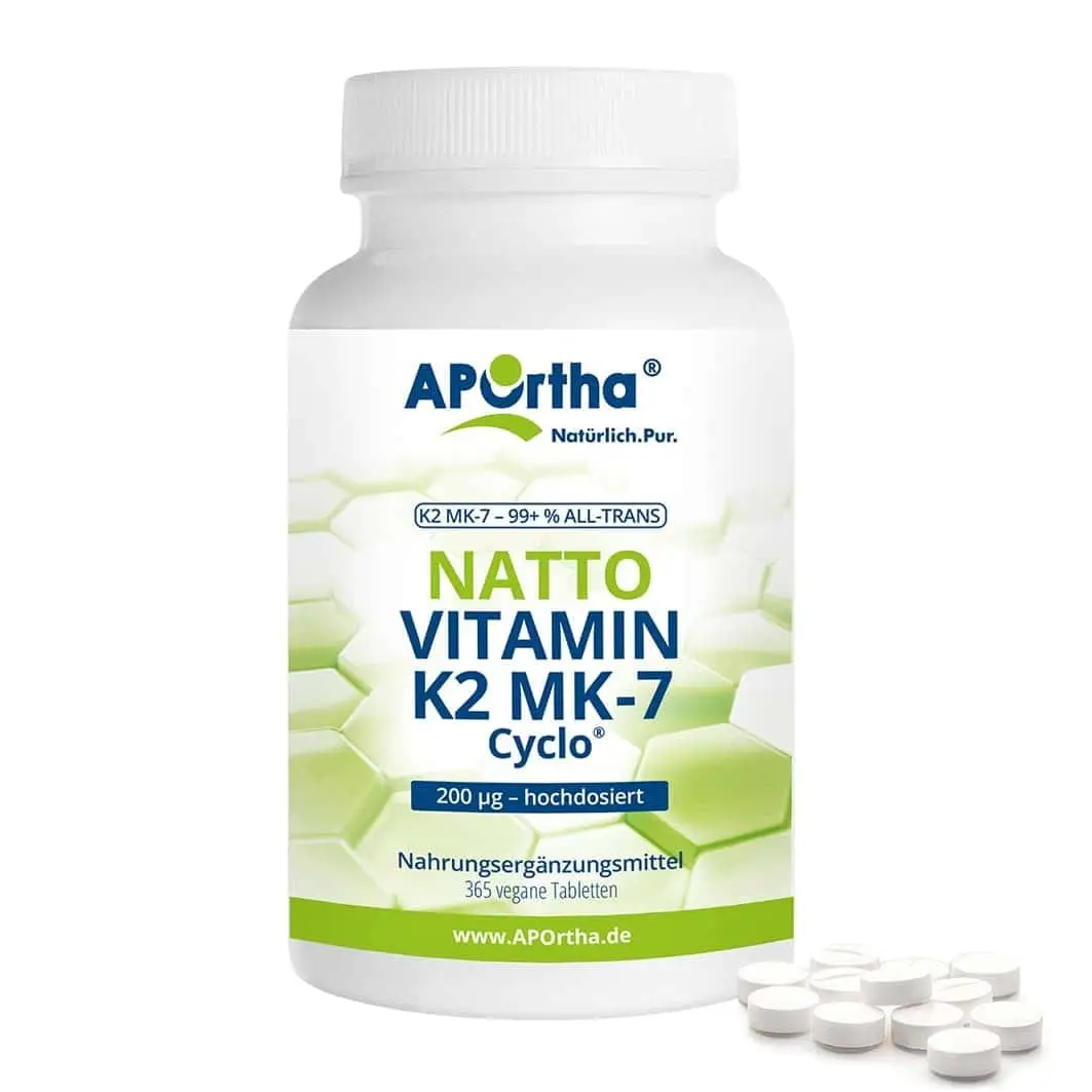 Aportha Vitamin K2 (VitaMK7®) 200mcg -365tablets