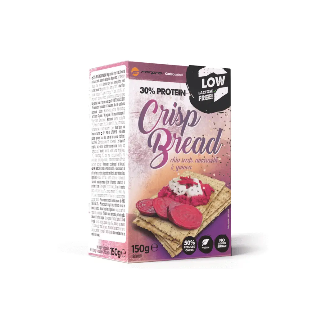 Forpro 30% Protein Crisp Bread Chia Seeds Amaranth Quinoa -150g