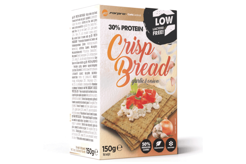 Forpro 30% Protein Crisp Bread Garlic Onion -150g