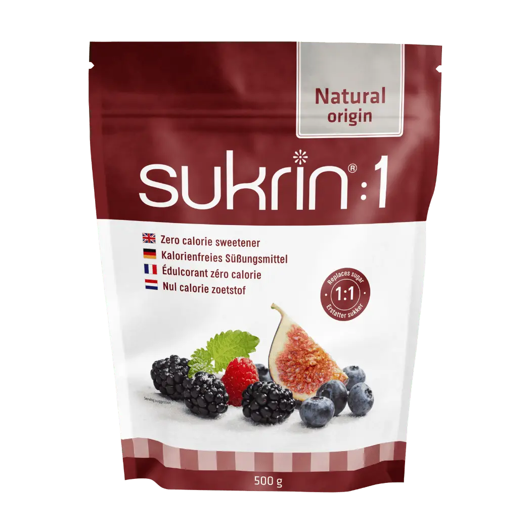 Sukrin :1 – Ερυθριτόλη με Στέβια (Αναλογία 1:1) 500gr