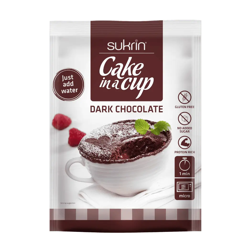 Sukrin Cake in a cup (75gr) -ατομικό κεικ χωρίς γλουτένη