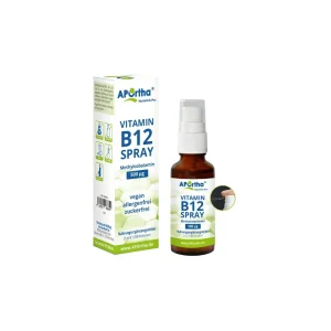 Aportha Vitamin B12 vegan mouth spray 500mg methylcobalamin -25ml